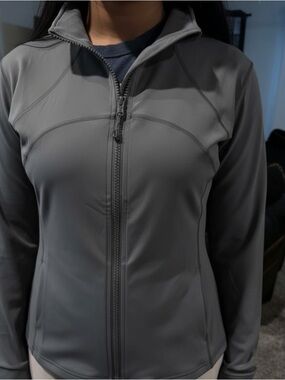 lululemon athletica Charcoal Gray Full-Zip Utility Jacket